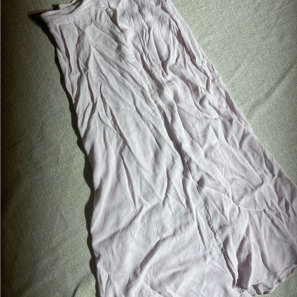 Aritzia Wilfred Amelie Button Skirt LIGHT PINK - Picture 7 of 8